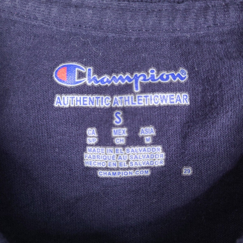 Oakwood University T-Shirt Adult Small Blue Champion‎ Short Sleeve Cotton - Picture 5 of 11